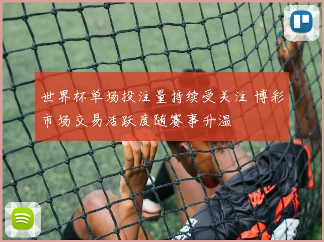 世界杯单场投注量持续受关注 博彩市场交易活跃度随赛事升温